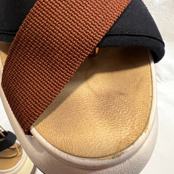 Vagabond sandals Essy EU 39 US womens 9 ankle strap chunky platform brown black - Picture 13 of 14